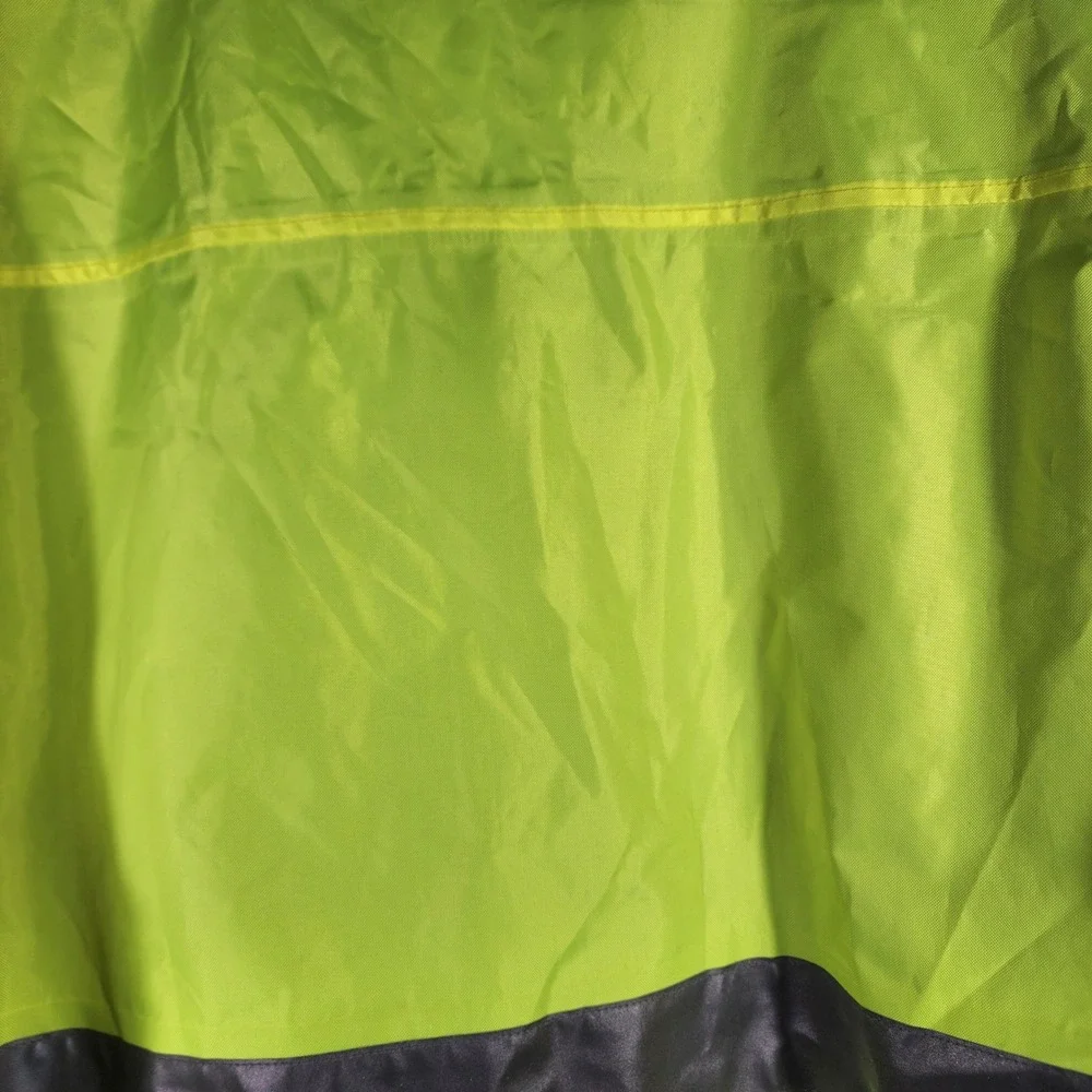 High Visibility Reflective Work Safety Jacket Reversible Men Rain Gear Hooded